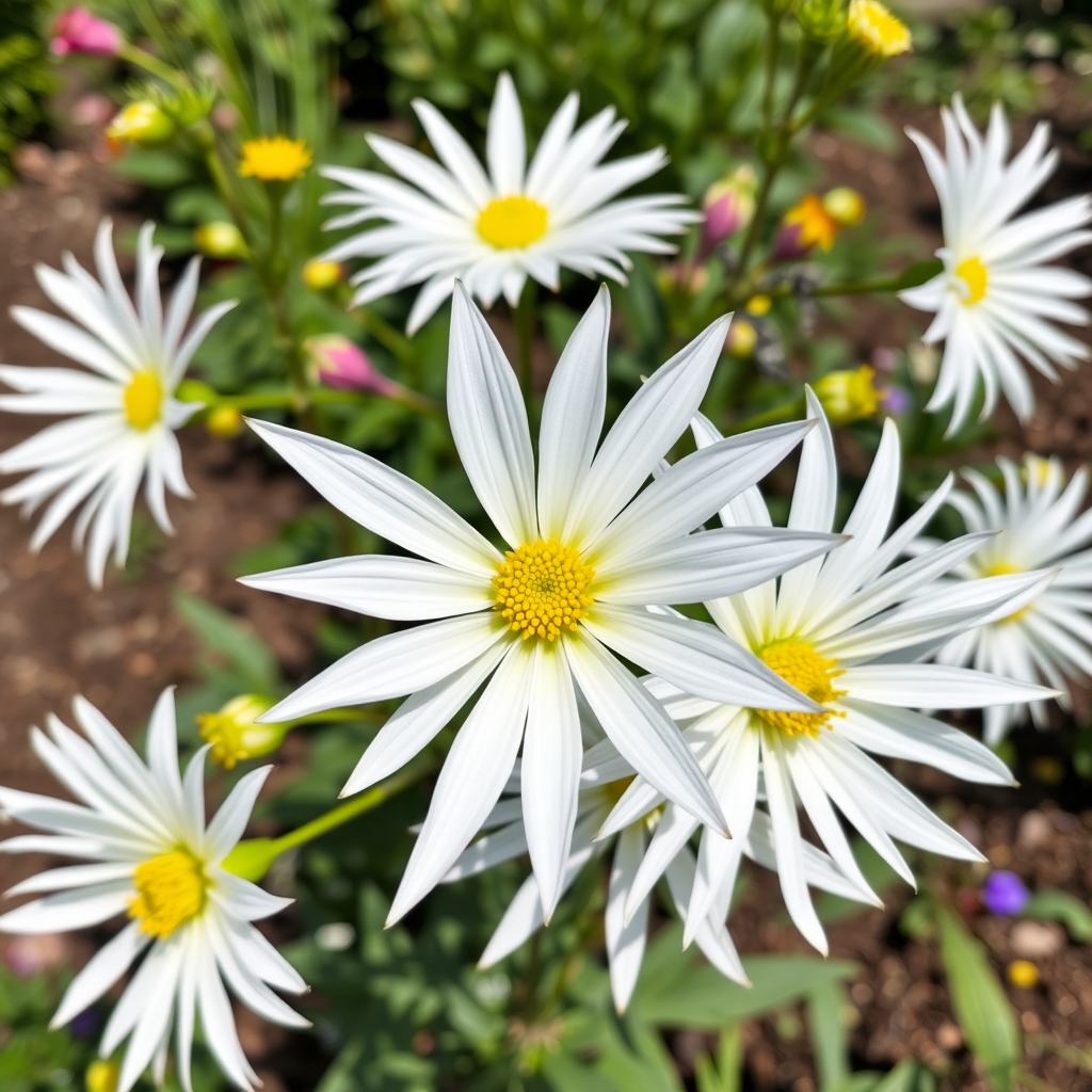 Dahlia White Star Tubers