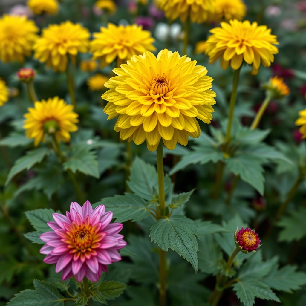 Dahlia Yellow Bird Tubers