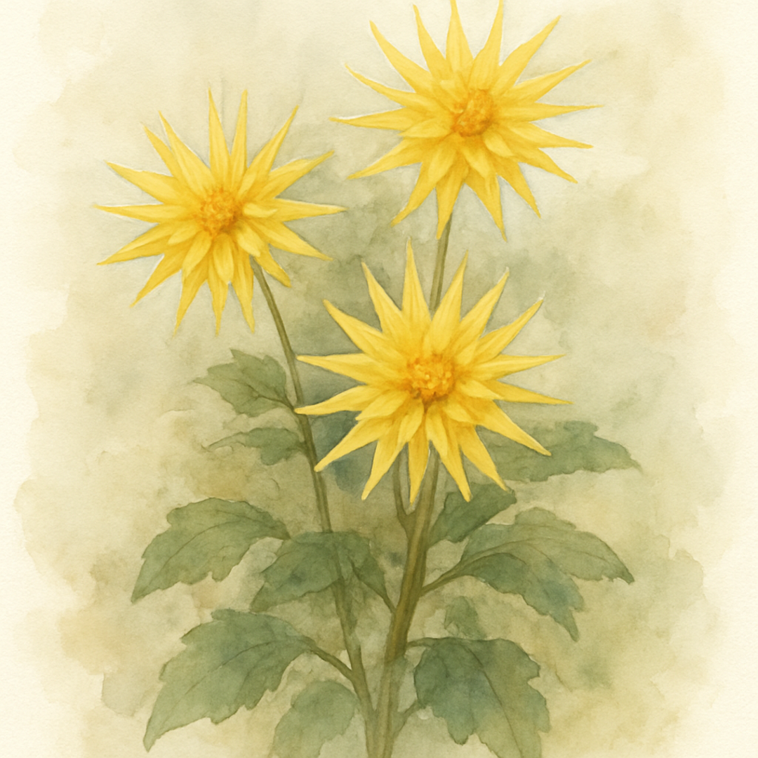Dahlia Yellow Star Tubers