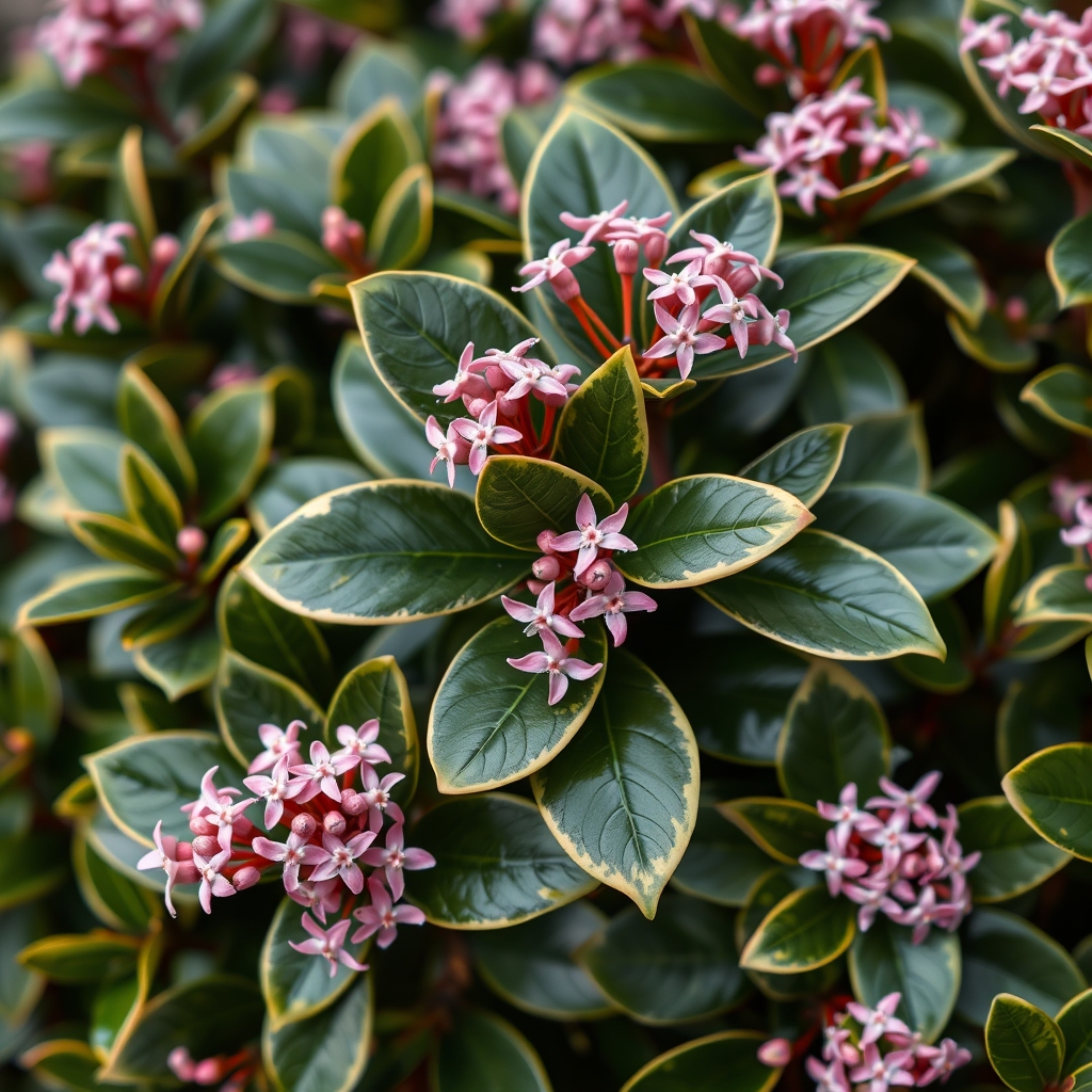 Daphne odora Aureomarginata Scented flowers large pots