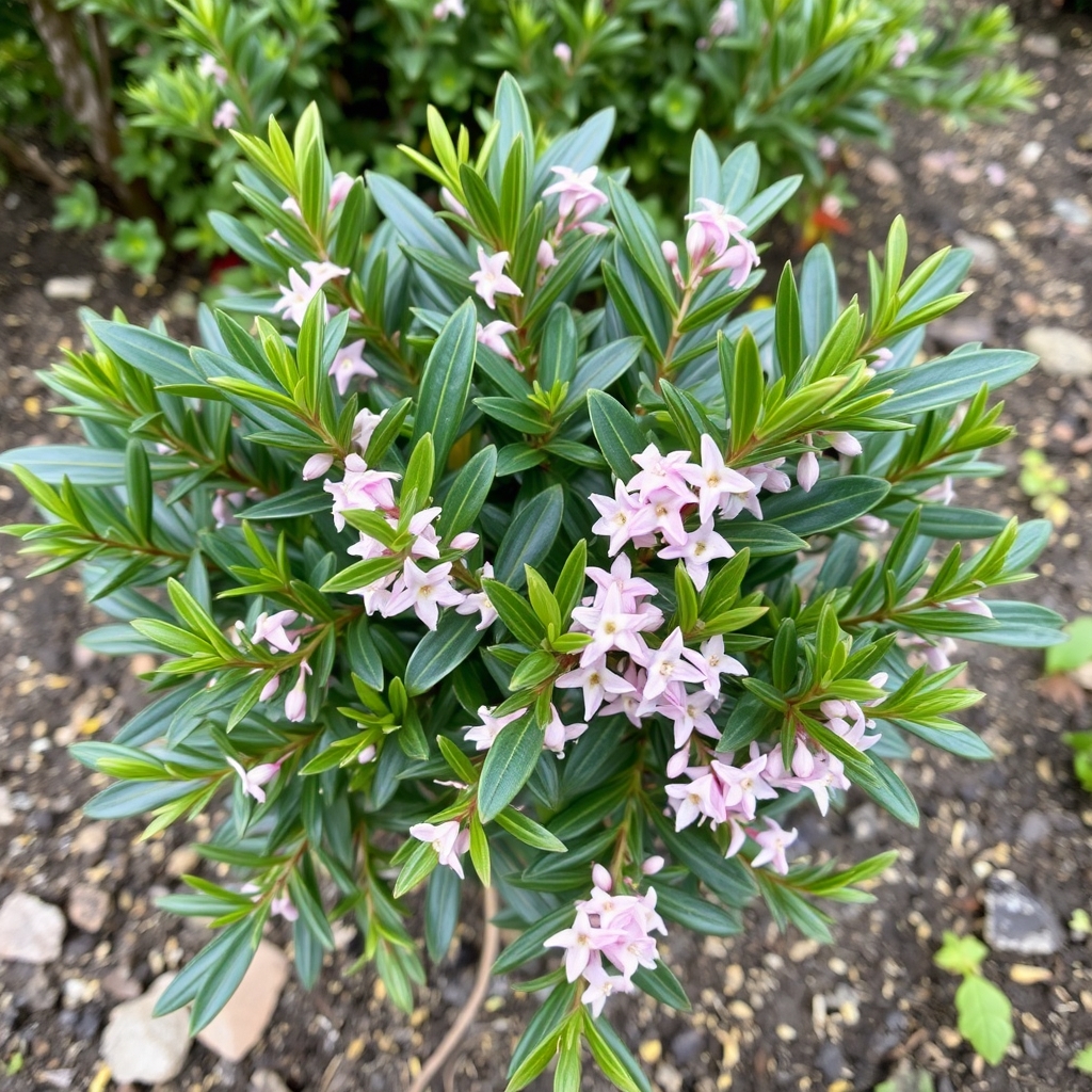 Daphne x whiteorum ‘Beauworth’