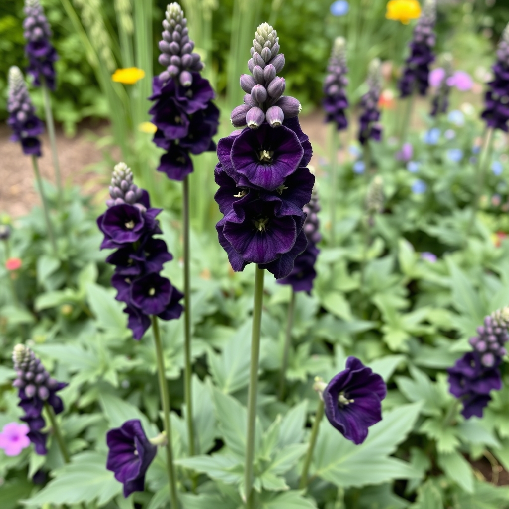 Delphinium ‘Paramo Black Velvet’