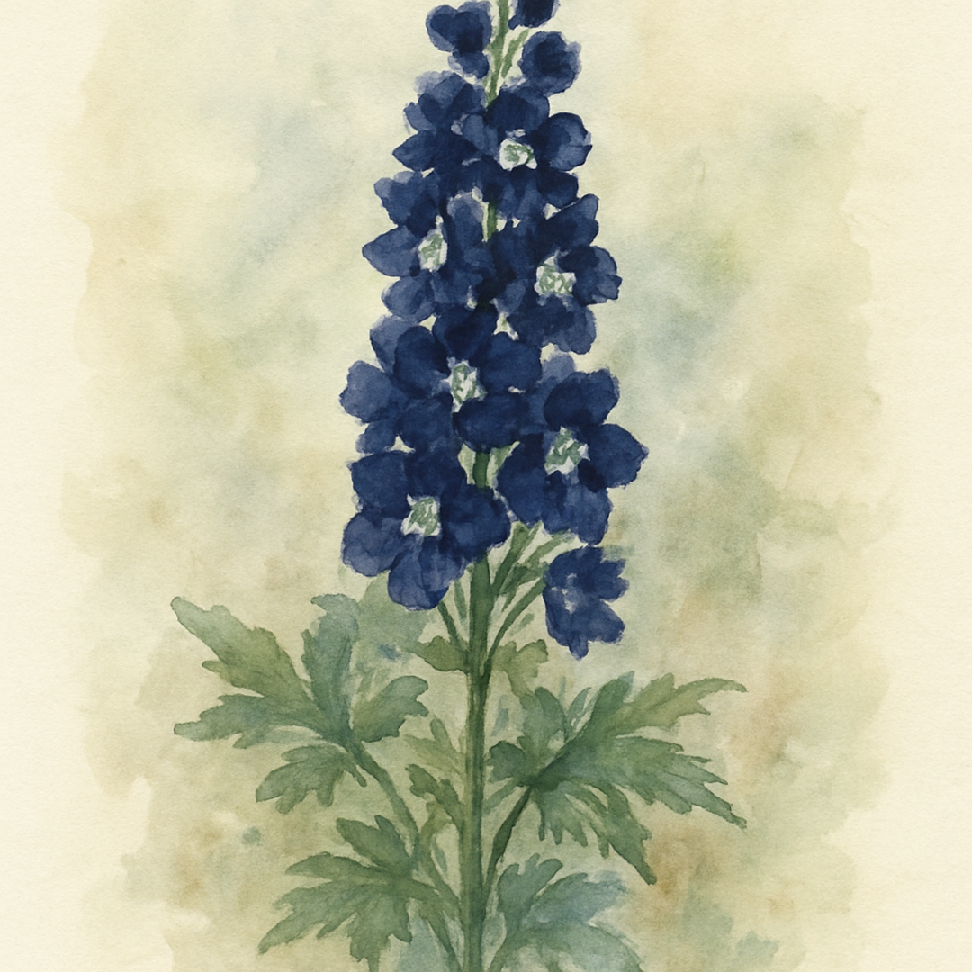 Delphinium Black Knight Group