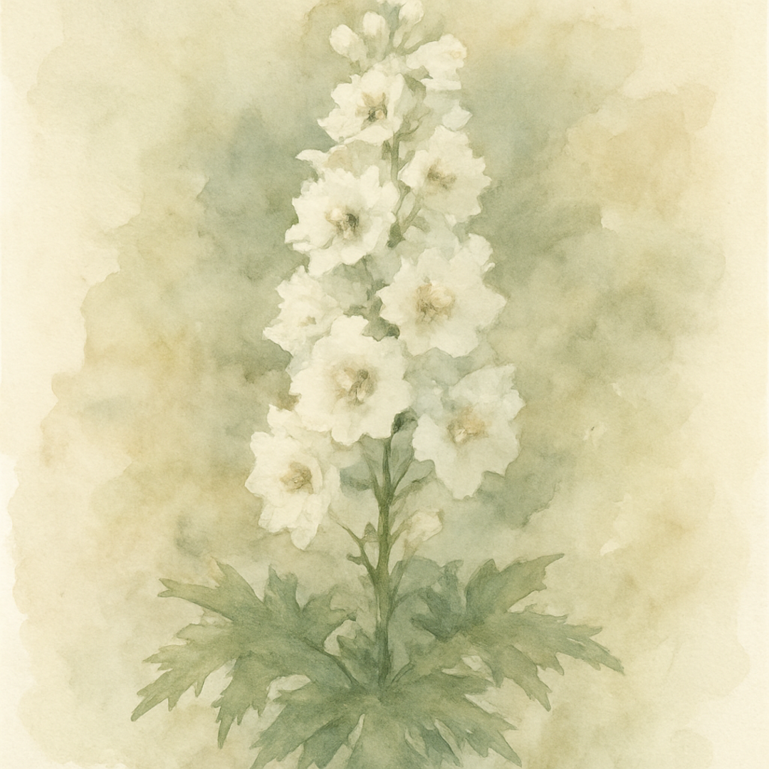Delphinium 'Moonbeam'
