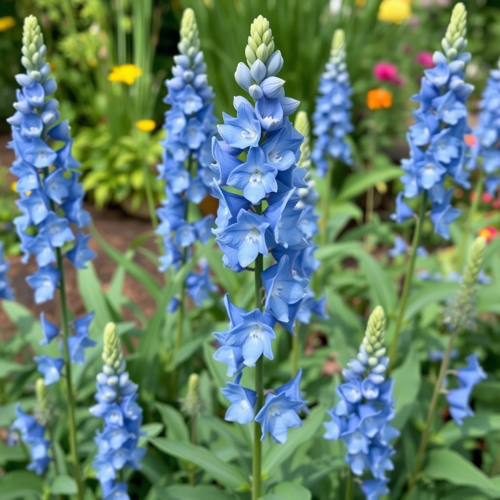 Delphinium Pacific 'Blue Bird'
