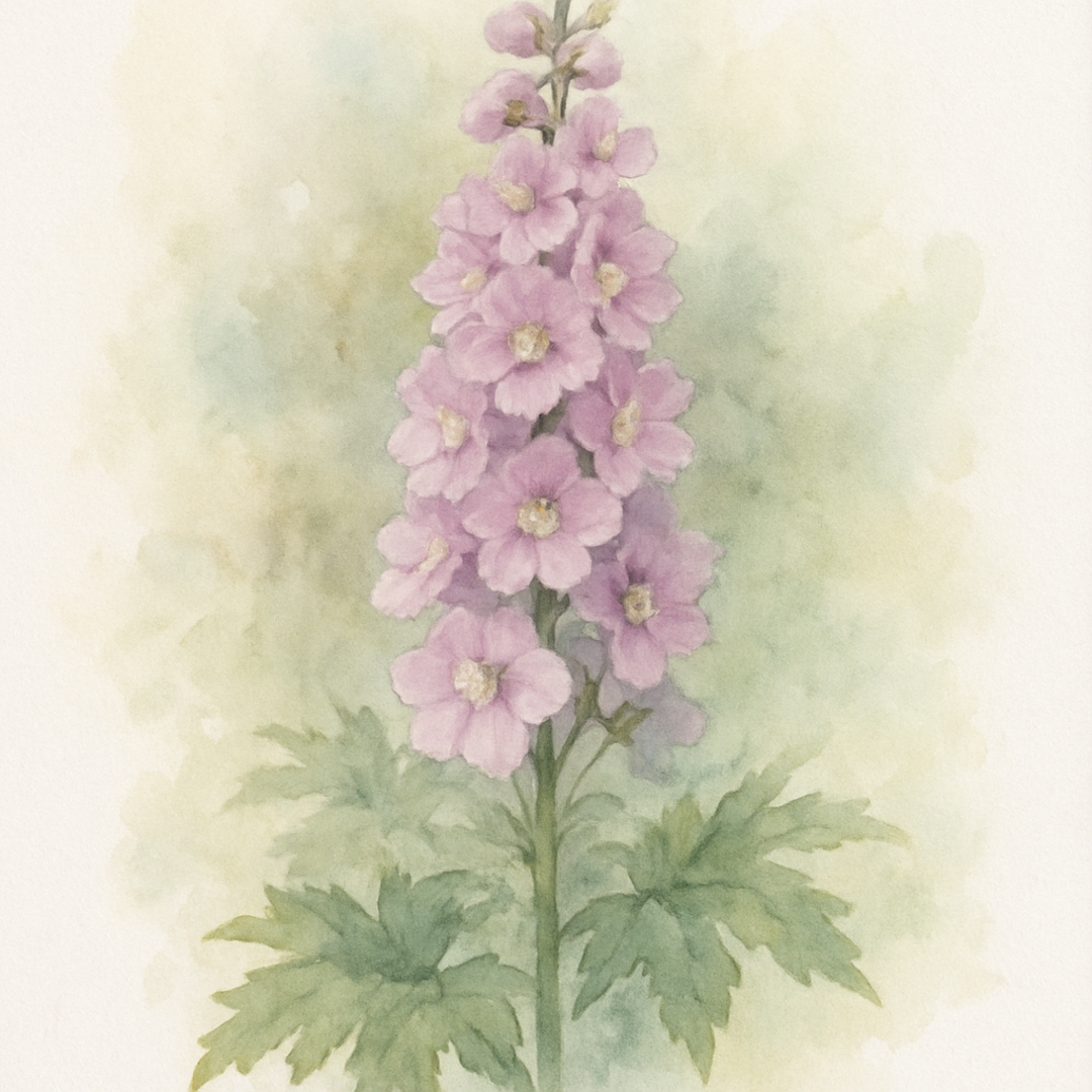 Delphinium Pacific 'Guinevere'