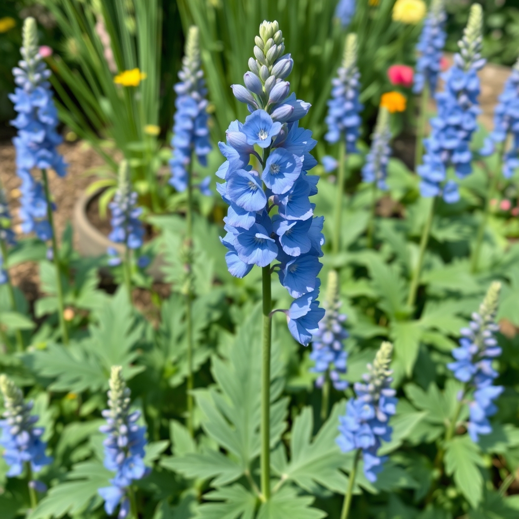 Delphinium Seeds 'Blue Donna'