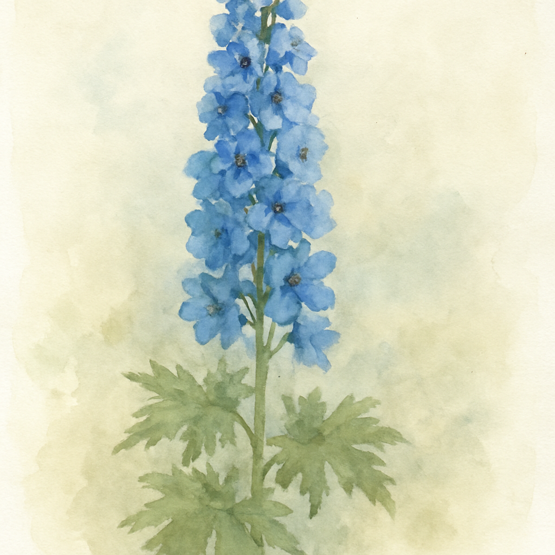 Delphinium Seeds 'Blue Donna'