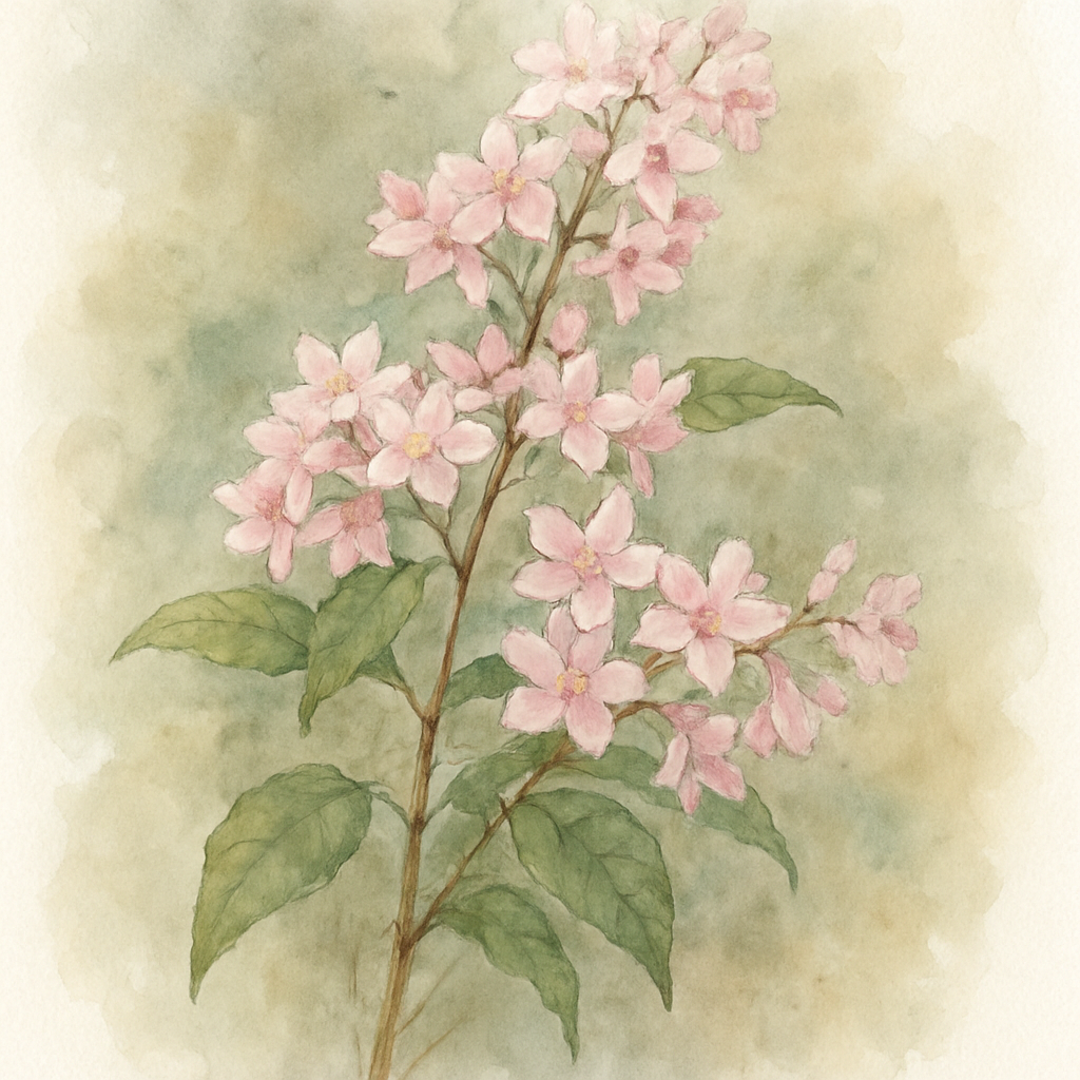 Deutzia × hybrida 'Magicien'