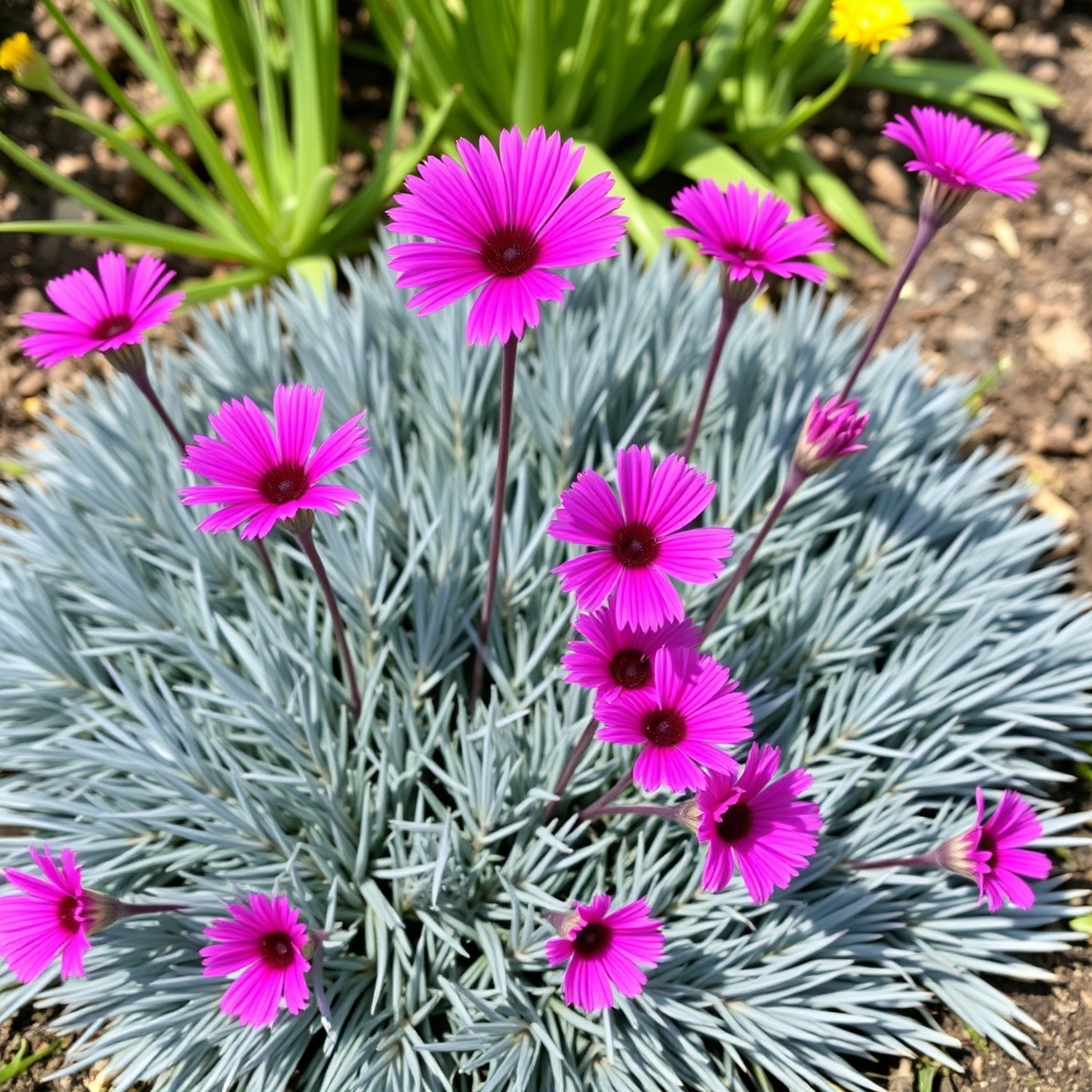 Dianthus Alpine 'Electric Dreams'. Hardy scented garden ready plant.