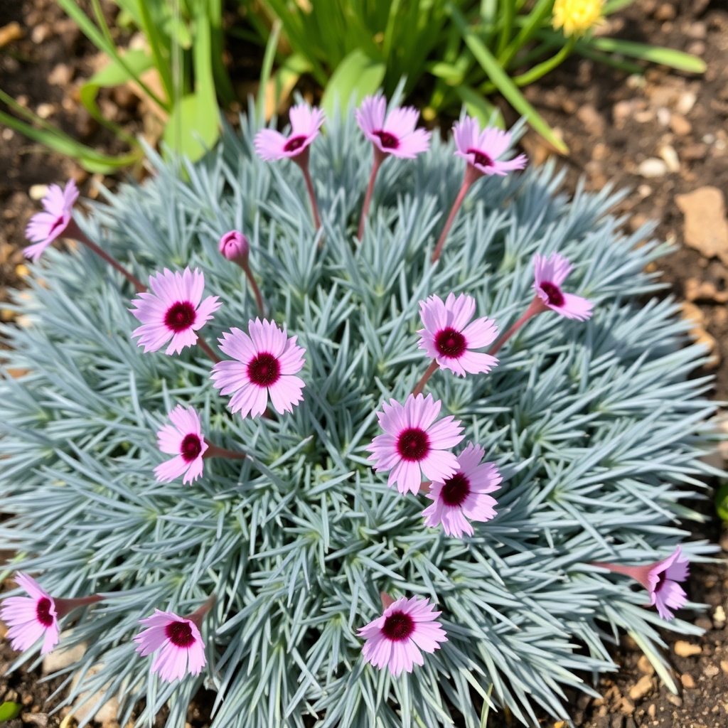 Dianthus Alpine Pink 'Little Jock'. Hardy scented garden ready plant.
