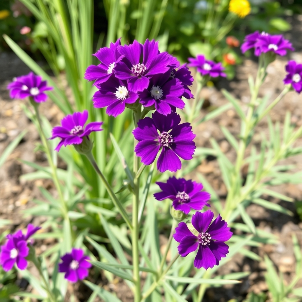 Dianthus barbatus 'Hollandia Purple Crown' Sweet William