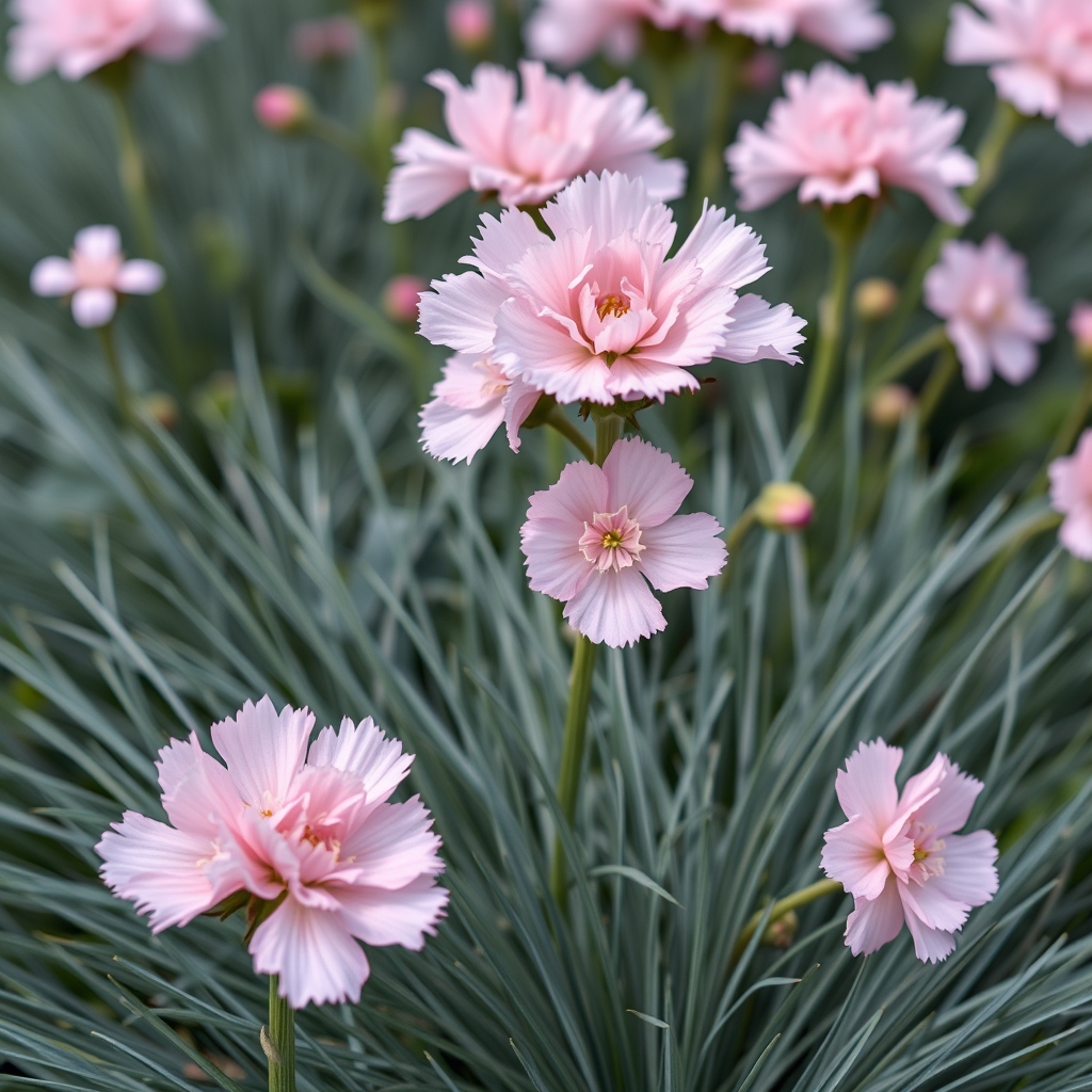 Dianthus plumarius Garden Pink 'Candy Floss'