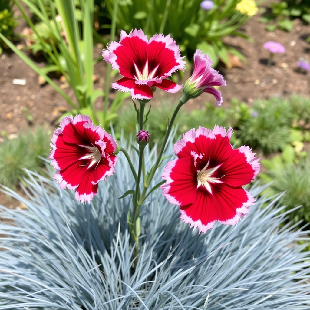 Dianthus plumarius Garden Pink 'Cherry Daiquiri'