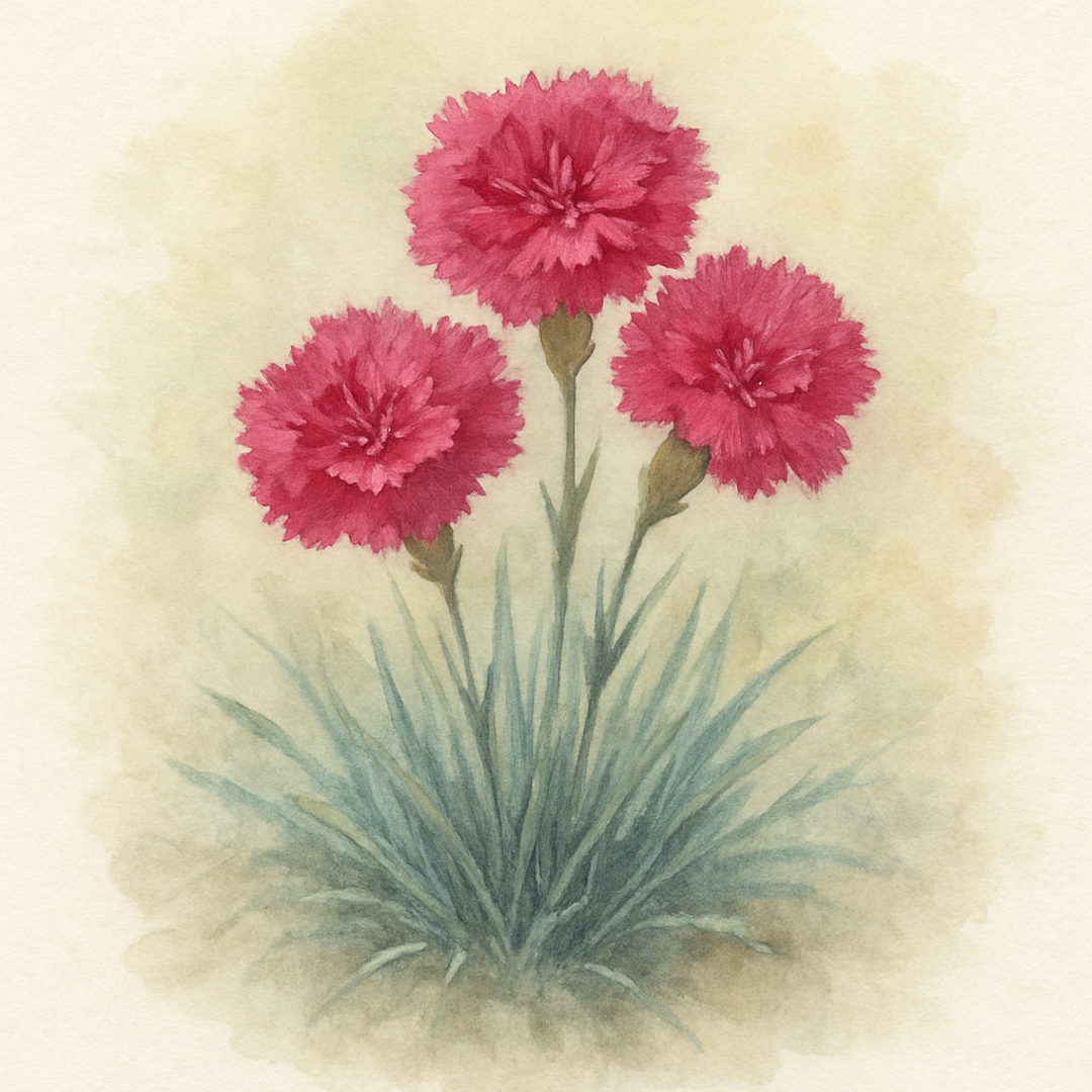 Dianthus plumarius Garden Pink 'Houndspool Ruby'