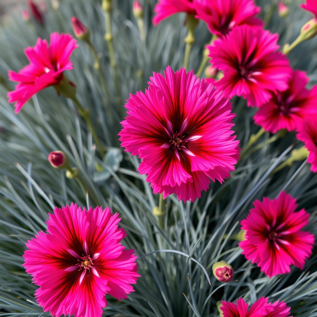 Dianthus plumarius Garden Pink 'Moulin Rouge'