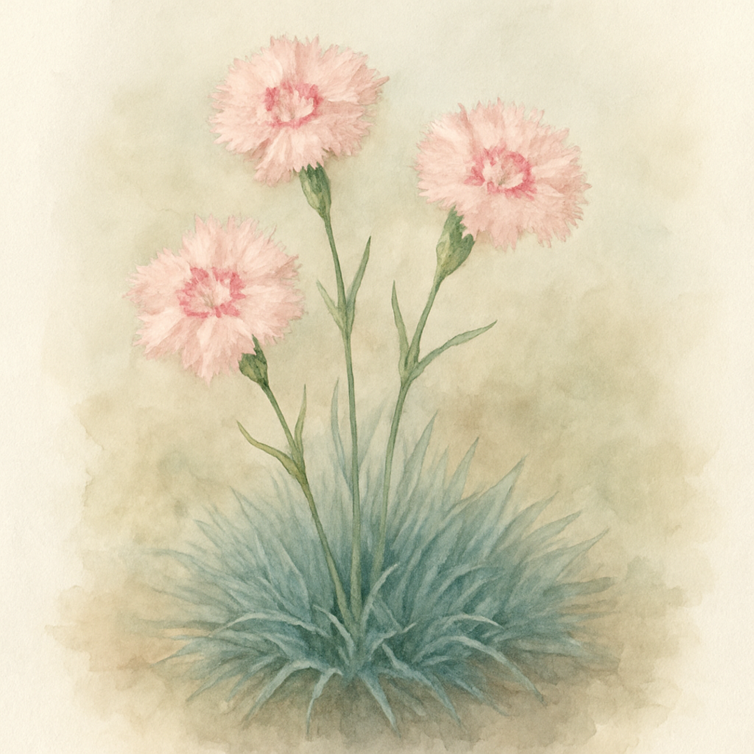 Dianthus plumarius garden Pink 'Shirley Temple'