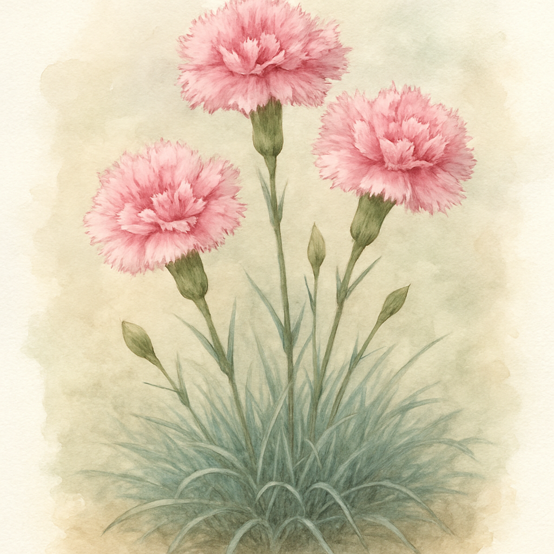 Dianthus plumarius Garden Pink 'Tickled Pink'