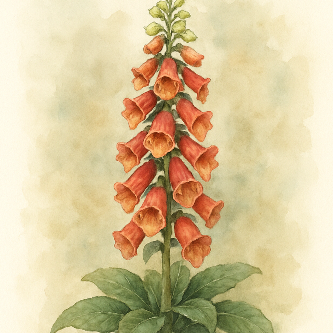 Digitalis × valinii 'Firecracker'