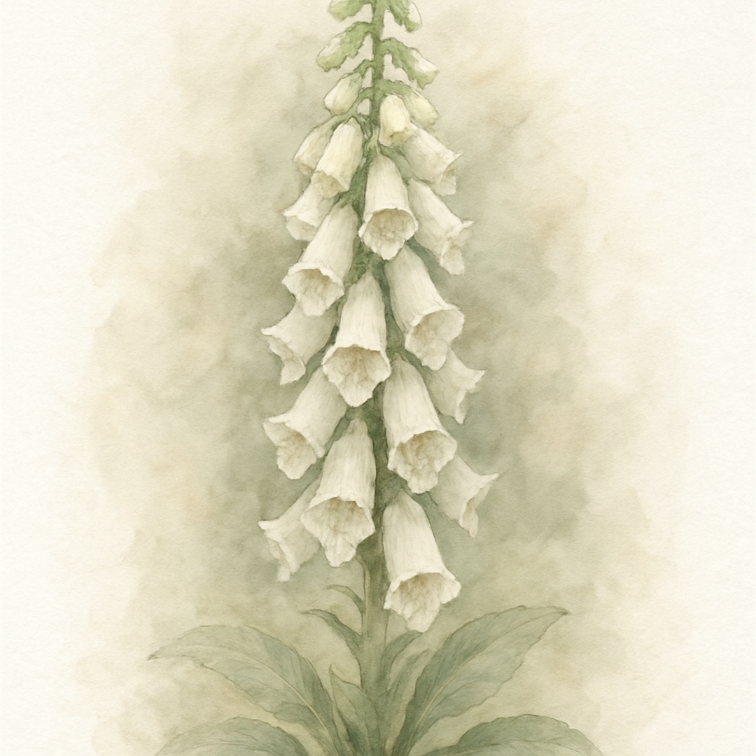 Digitalis x purpurea ‘Lucas White’ (Foxglove)