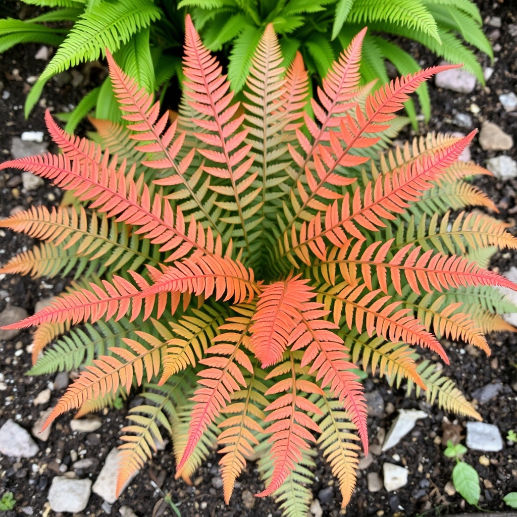 Dryopteris erythrosora ‘Brilliance’