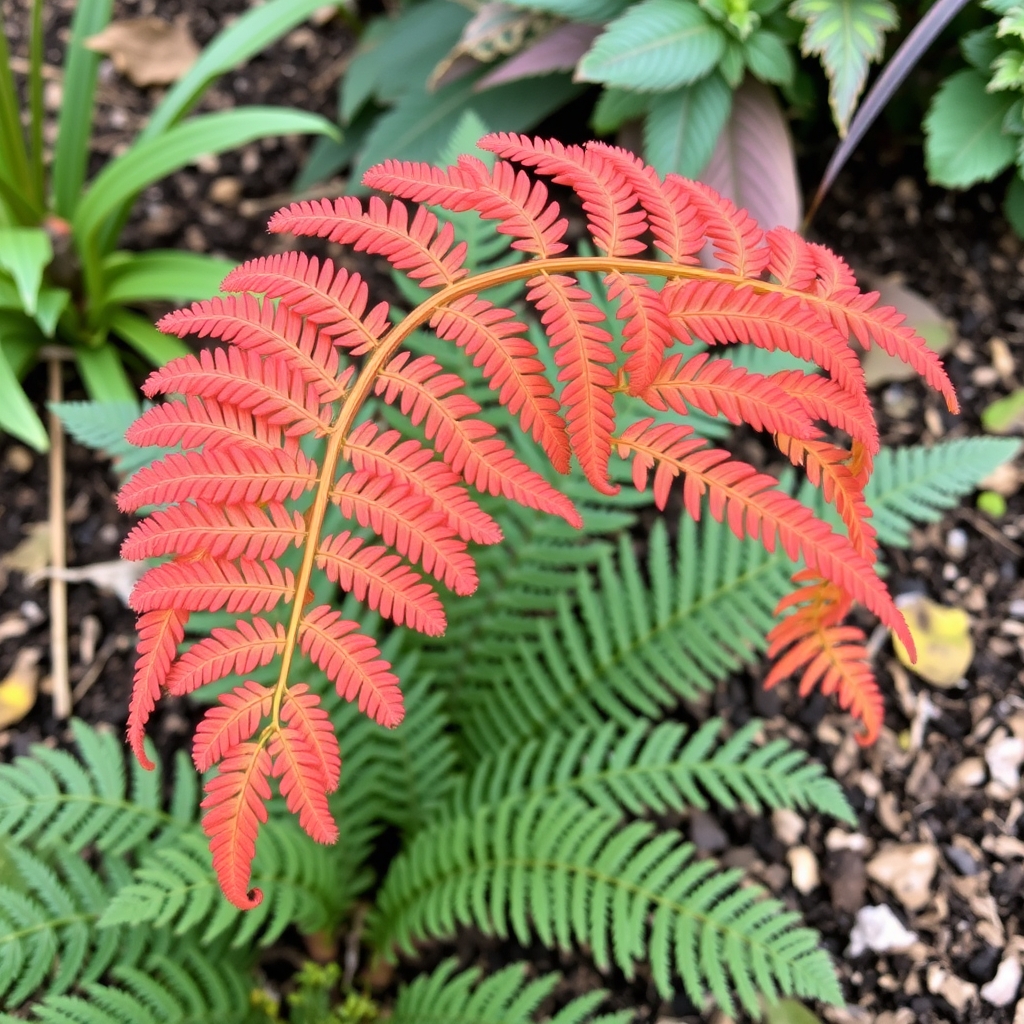 Dryopteris erythrosora ‘Brilliance’