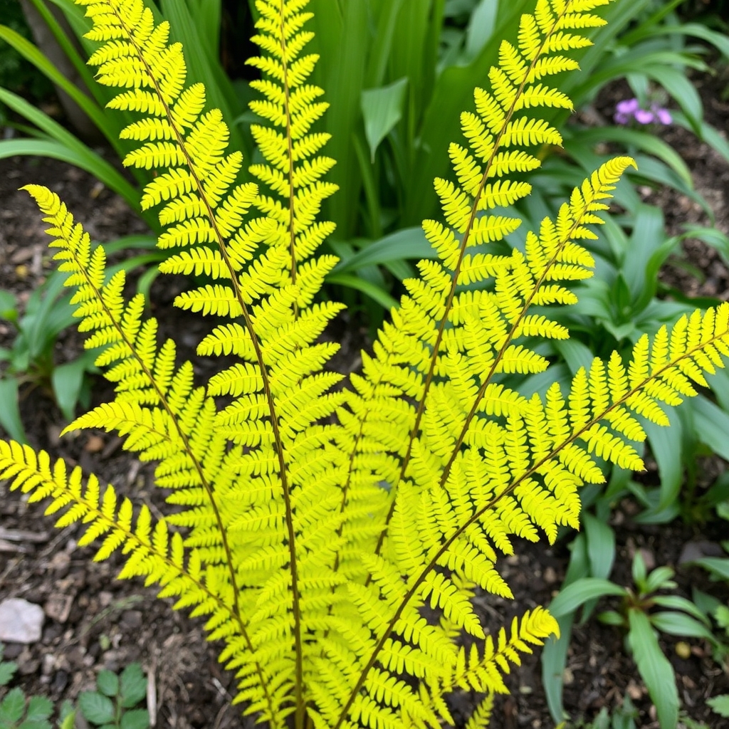 Dryopteris wallichiana ‘Jurassic Gold’