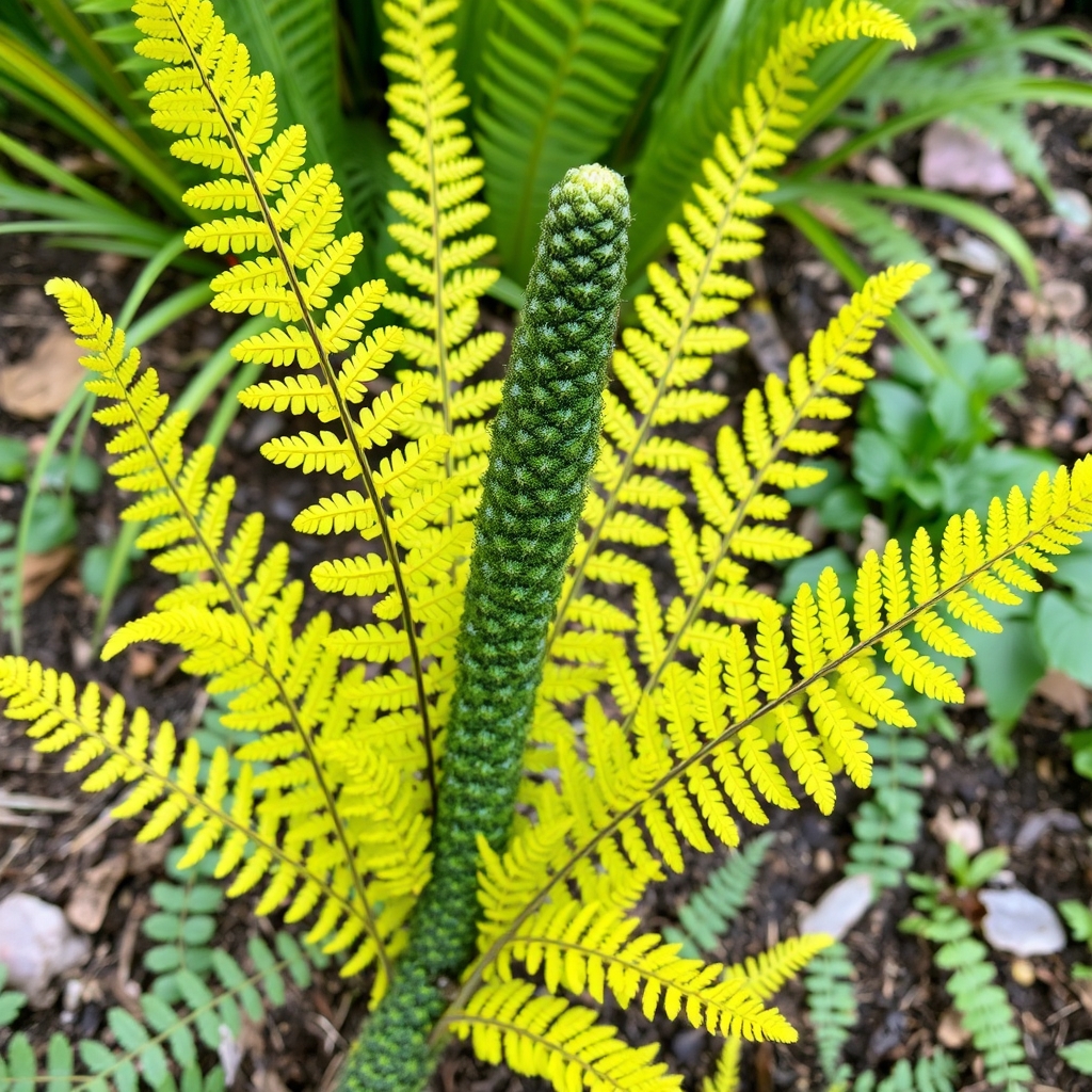 Dryopteris wallichiana 'Jurassic Gold' 1.5