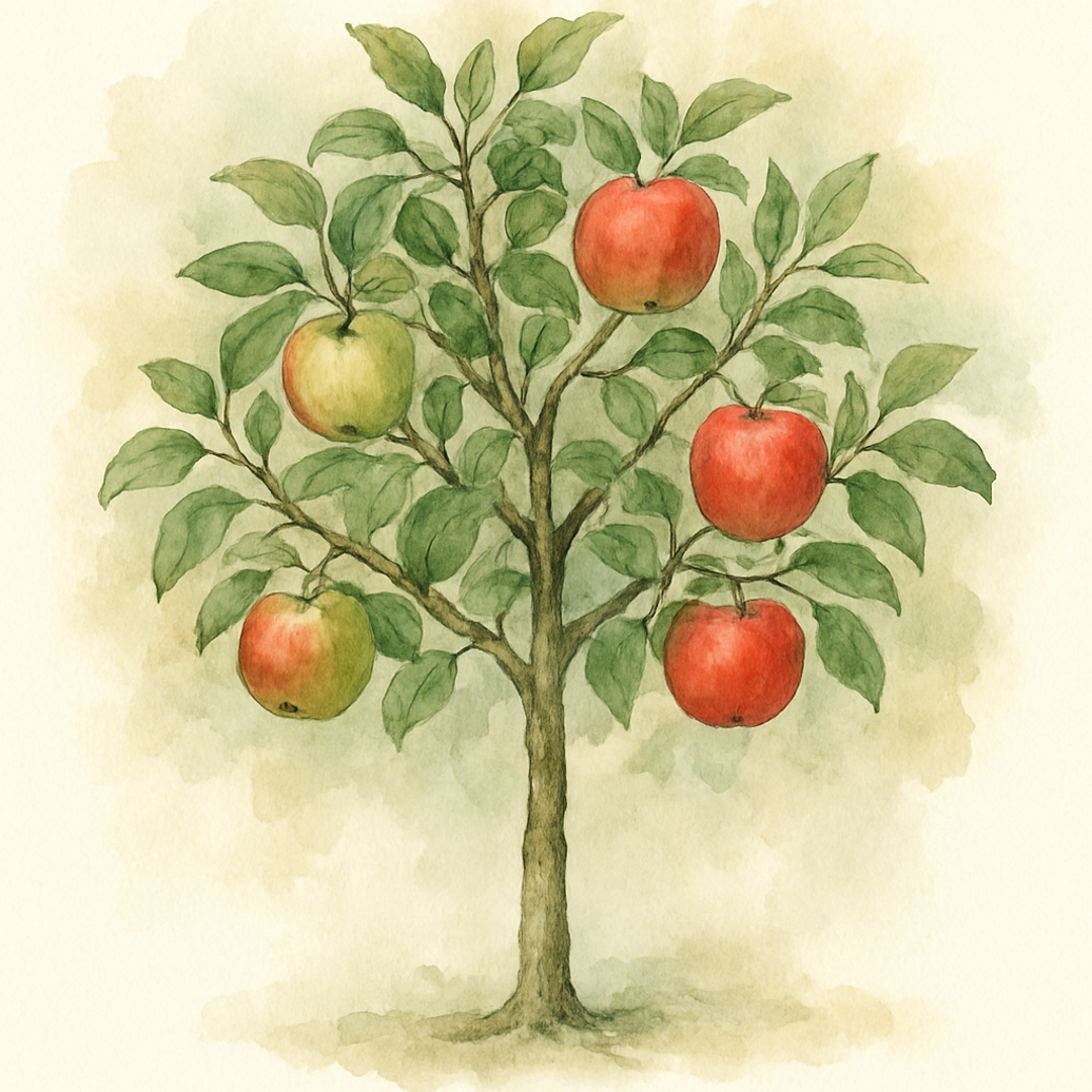 Duo Apple Tree | 'Braeburn' & 'Idared'