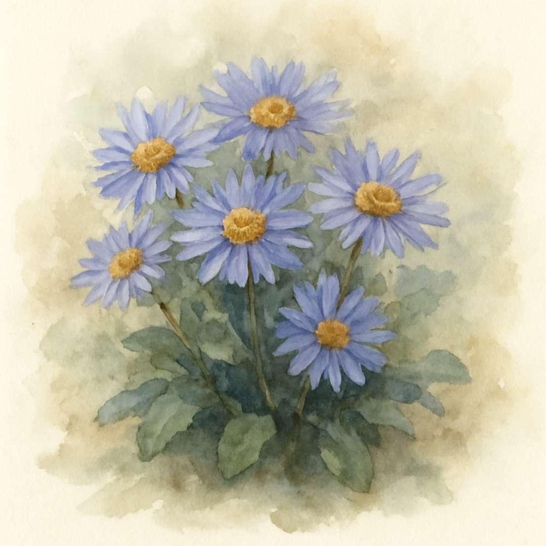 Dwarf Aster 'Professor Anton Kippenberg'
