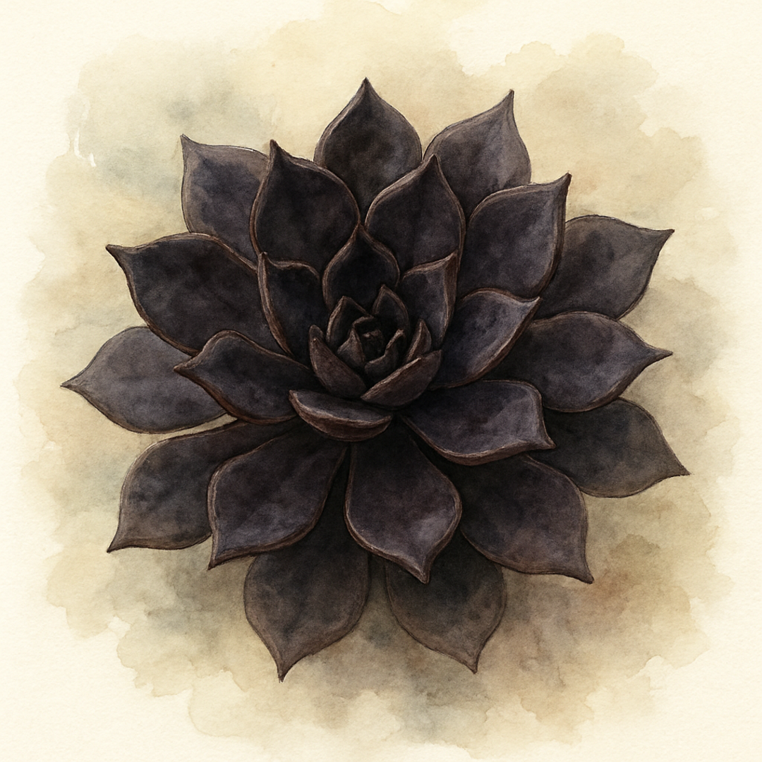 Echeveria 'Black Prince'