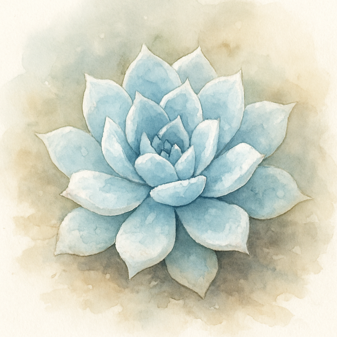 Echeveria 'Snow Bunny'