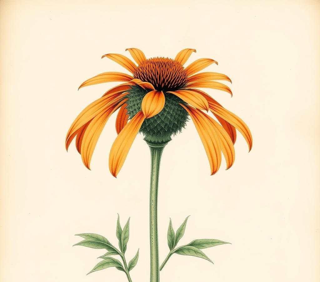Orange Echinacea