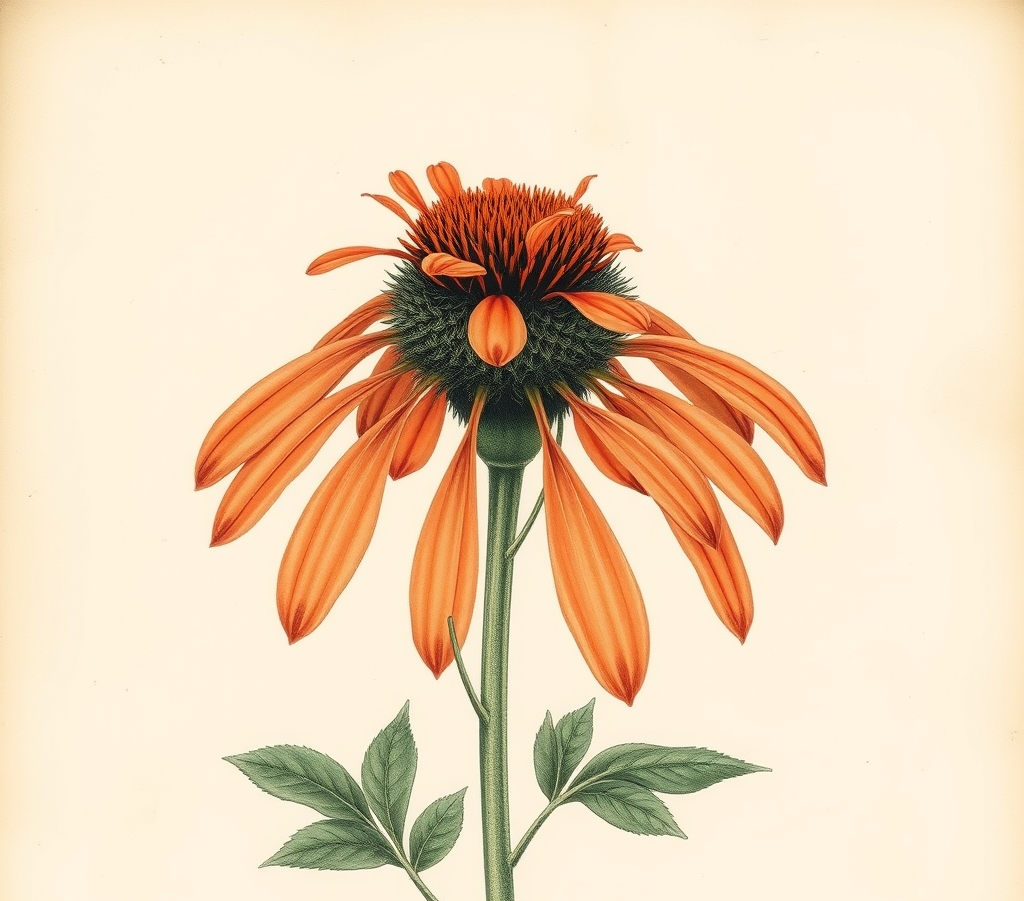 Echinacea 'Parrot' (Fine Feathered Series)