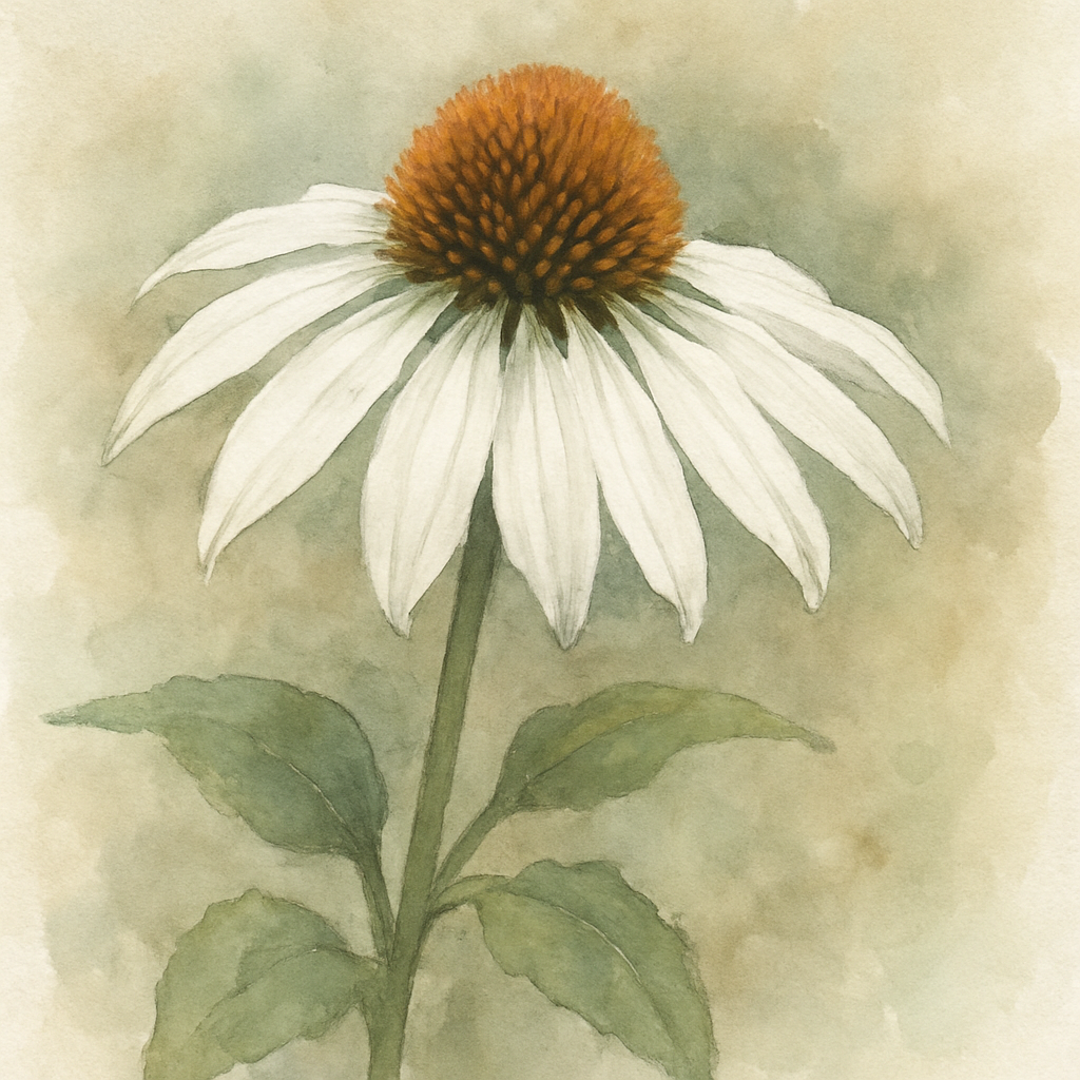 Echinacea purpurea Prairie Splendor Alba
