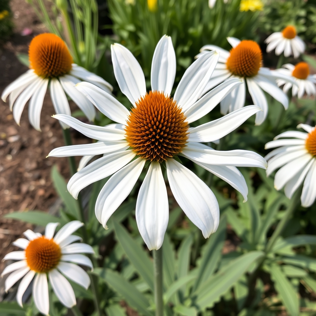 Echinacea White Swan