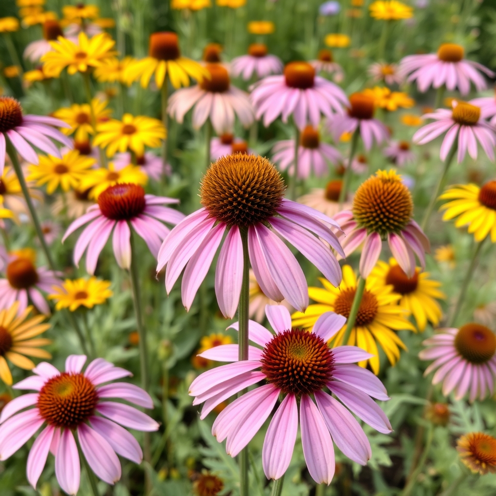 Rudbeckia, Echinacea & Helenium Mix