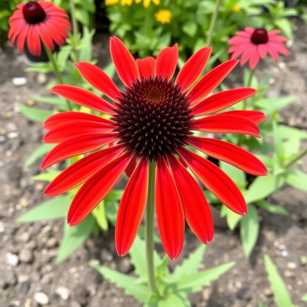 Echinacea Sombrero Salsa Red