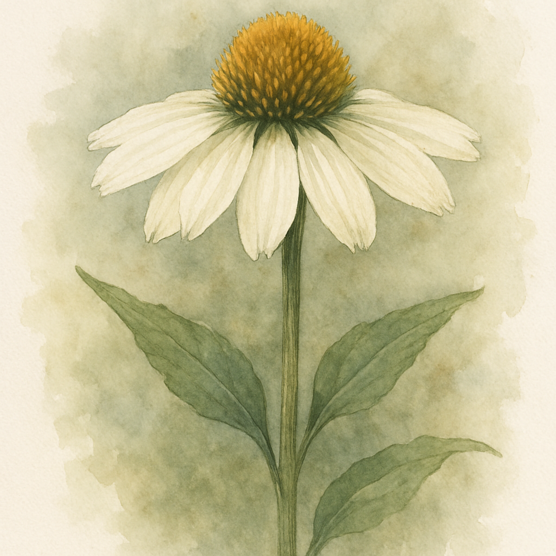 Echinacea 'Sunmagic Vintage Pearl White'