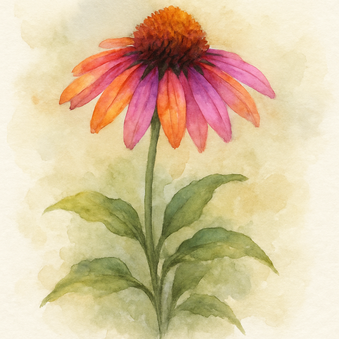 Echinacea Unica 'Orange Purple'