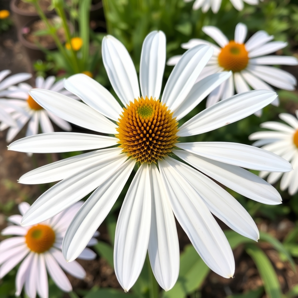 Echinacea 'White Meditation'