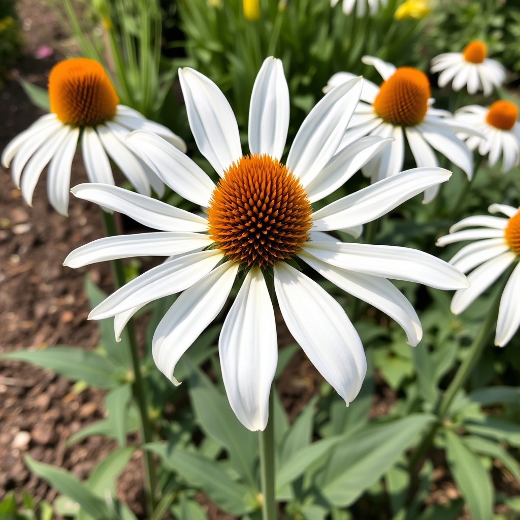 Echinacea White Swan