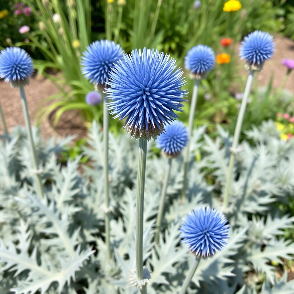 Echinops bannaticus Taplow Blue