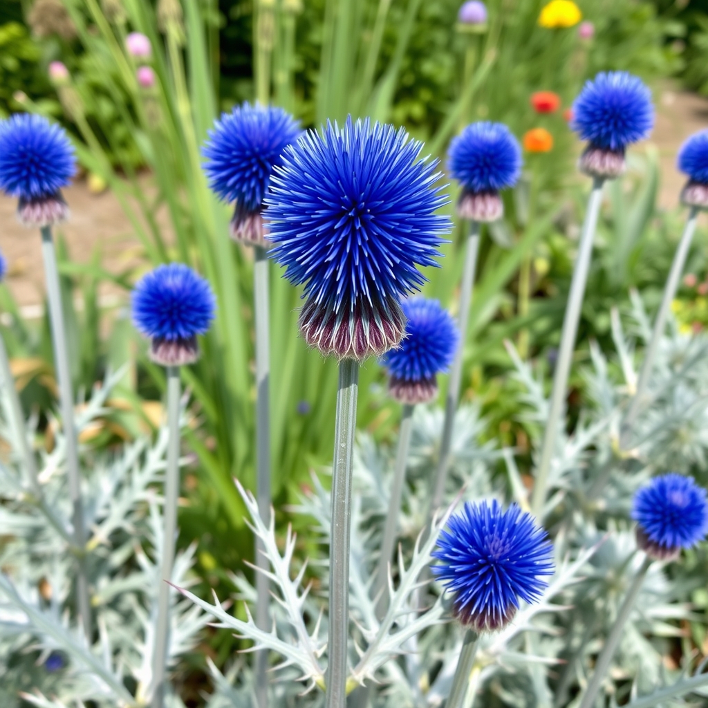 Echinops ritro Veitch's Blue