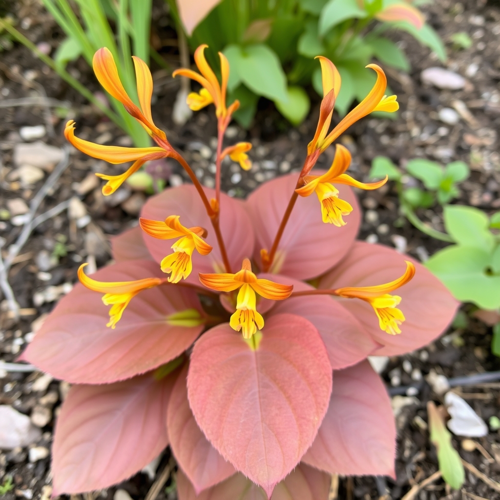Epimedium x warleyense 'Orangekönigin'