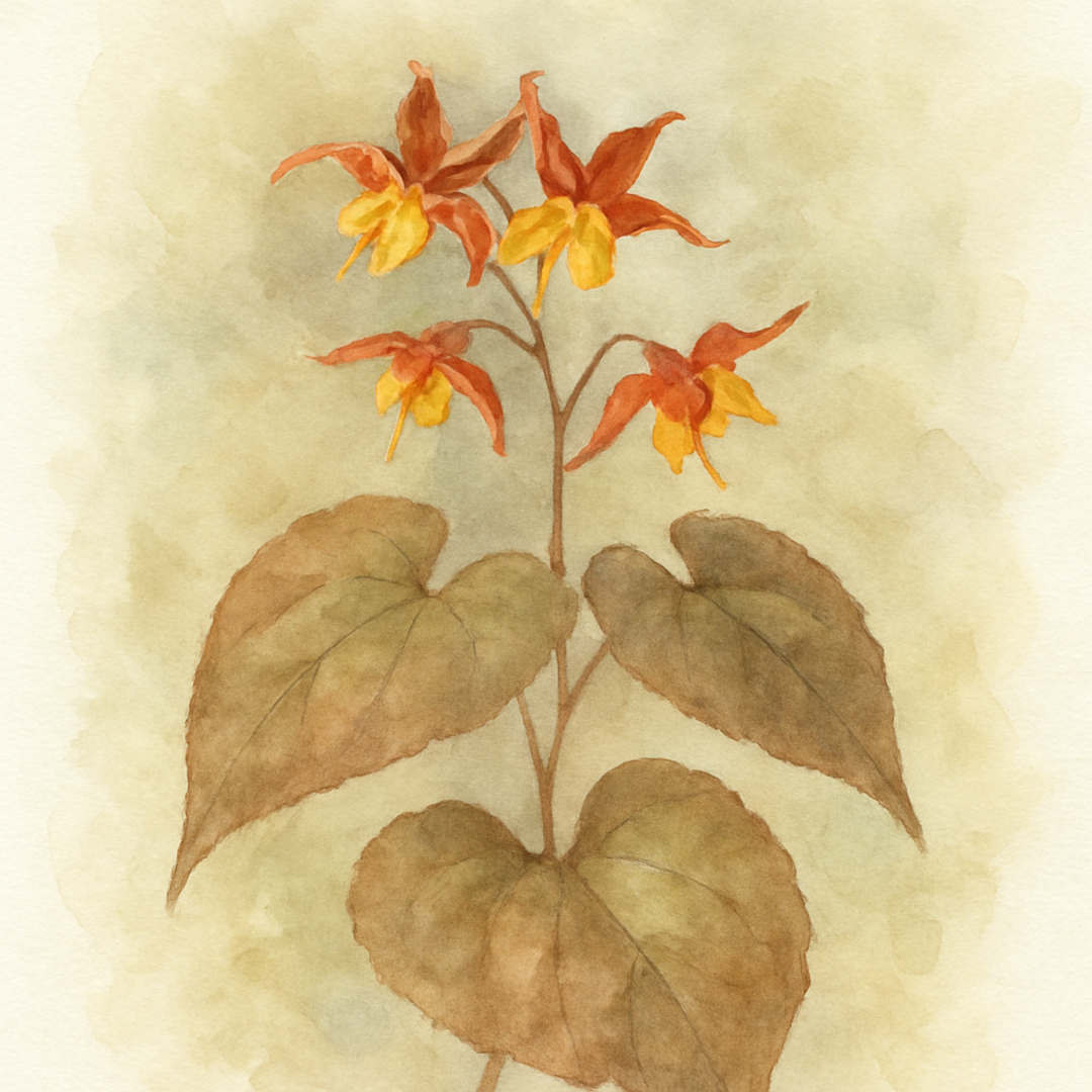 Epimedium x warleyense 'Orangekönigin'