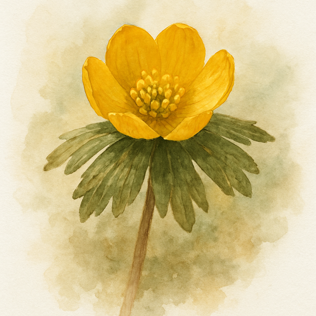 Eranthis hyemalis Guinea Gold