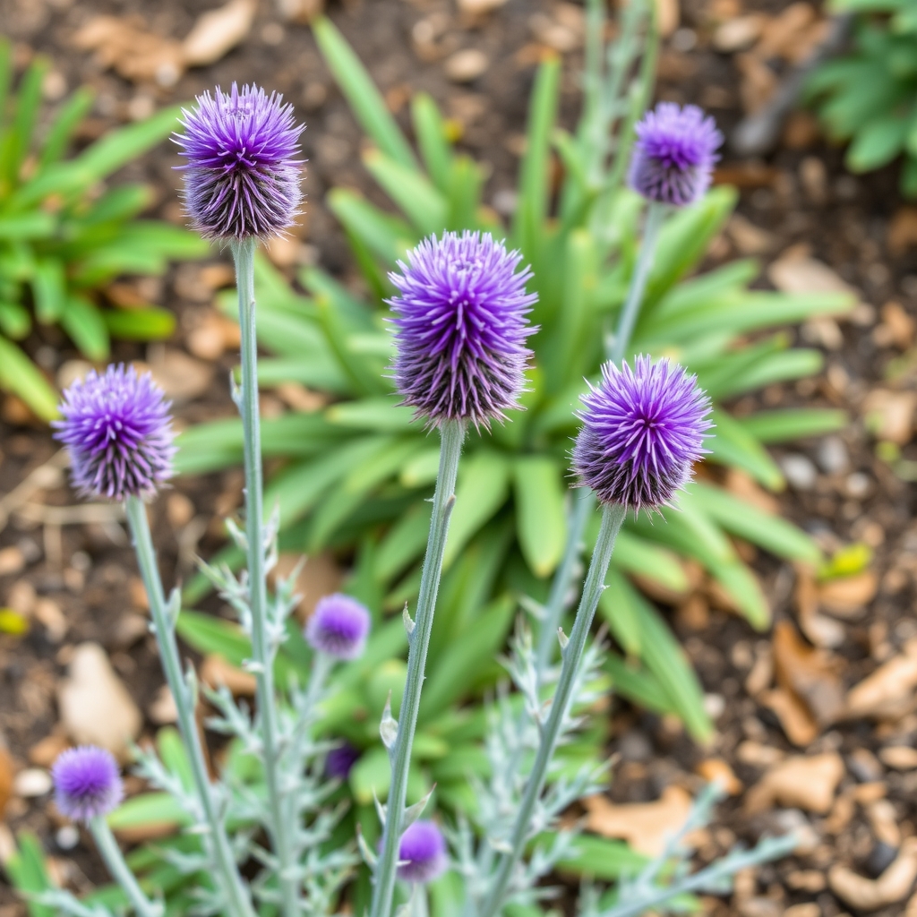 Eryngium leavenworthii purple sheen