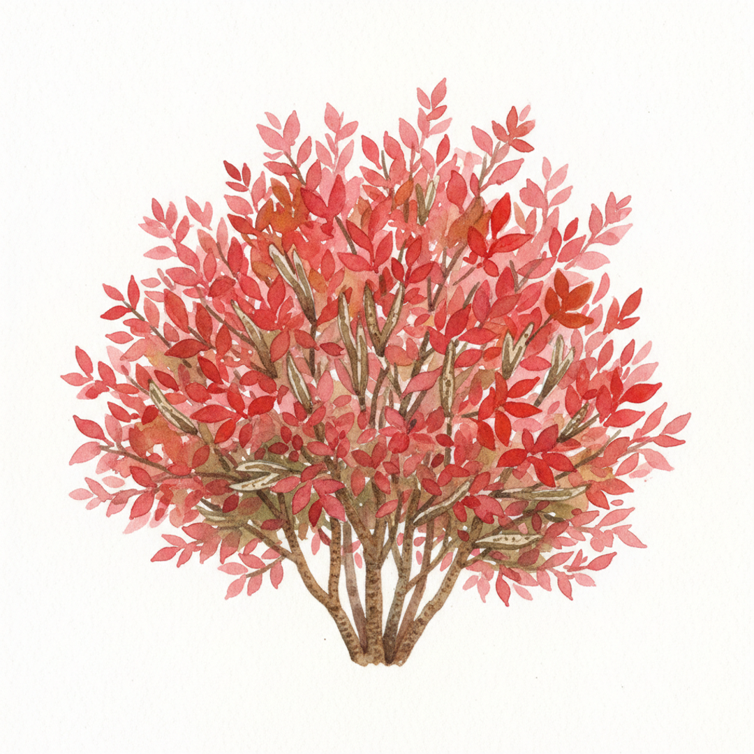 Euonymus Alatus Compactus Potted Shrubs