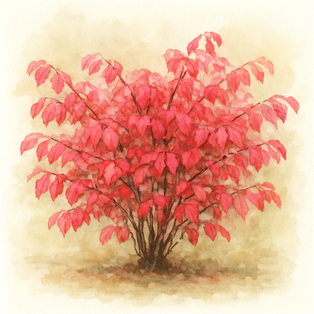Euonymus alatus Winged (dwarf) Spindle